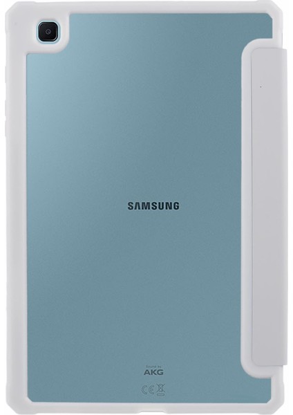 Samsung Galaxy Tab S6 Lite / Tab S6 Lite (2022) Pu Deri Üçlü Stand Otomatik Uyanma / Uyku ile Açık Arka Tablet Kapağı (Yurt Dışından) modelleri
