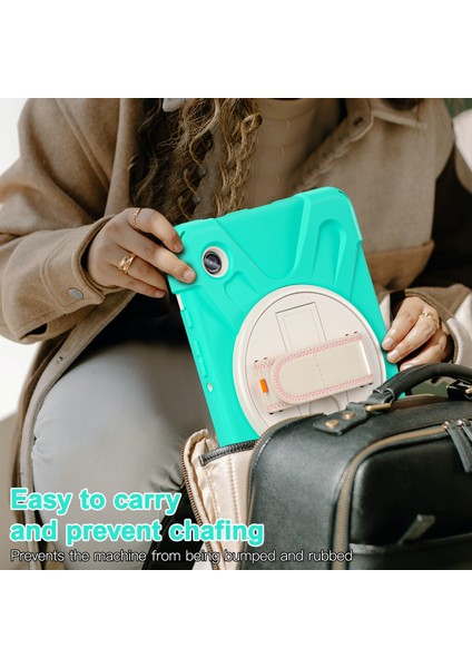 Samsung Galaxy Tab A9 Case Rotary Kickstand Pc+Silikon Kayış Tablet Kapak (Yurt Dışından) indirimleri