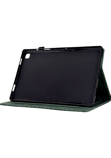 Samsung Galaxy Tab A7 10.4 (2020) Tablet Kılıf Deseni Baskılı Pu Deri Flip Kapak (Yurt Dışından)