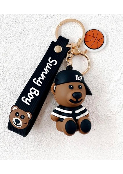 Sevimli Ayı Bear Silikon Anahtarlık Çanta Süsü