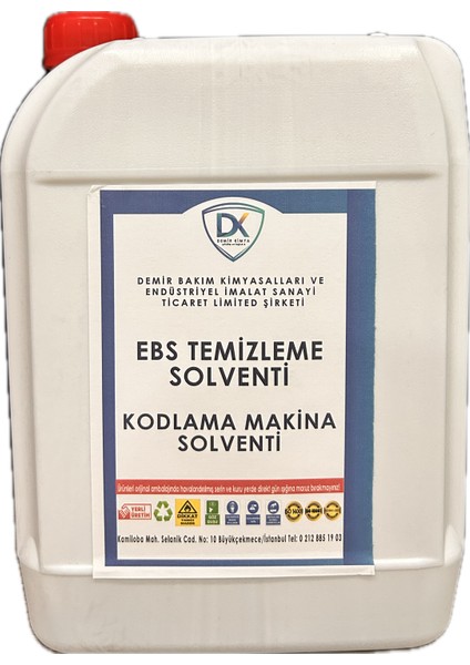 Demir Kimya Ebs Temizleme Solventi 5 Litre