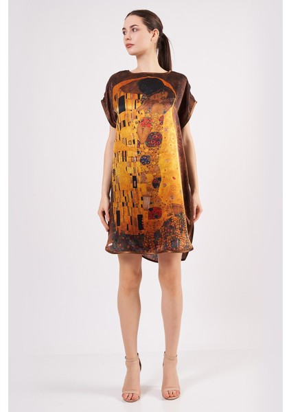 Ipek Kısa Elbise | Gustav Klimt The Kiss | Nomads Felt fırsatları