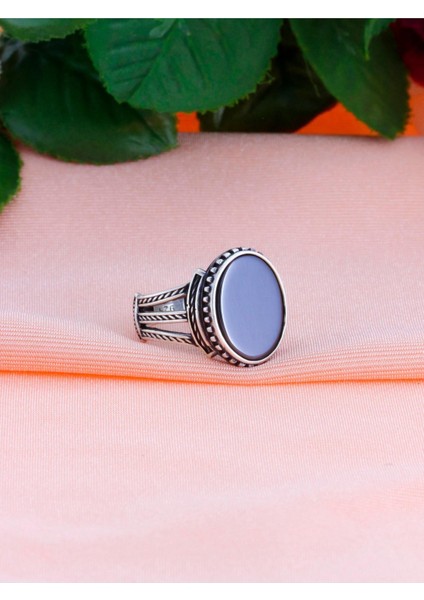 Oniks Taşlı 925 Ayar Erkek Gümüş Yüzük fiyatları