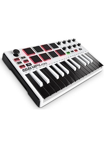 Mpkmini 2 Müzik Prodüksiyonu Klavye Kontrol Cihazı Beyaz