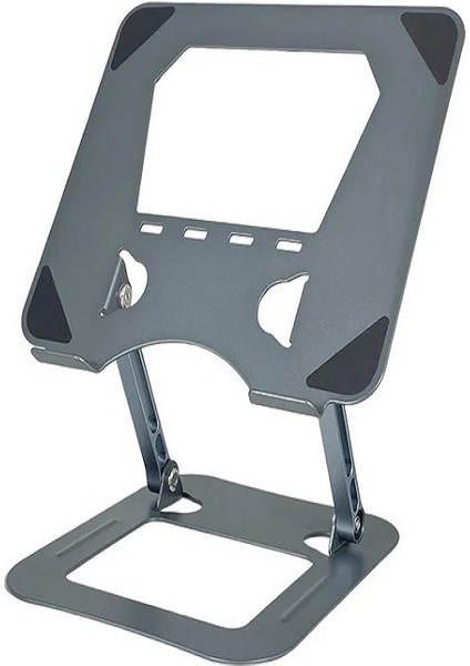 Metal Laptop Notebook Standı Açı ve Yükseklik Ayarlı Alüminyum Stant Macbook