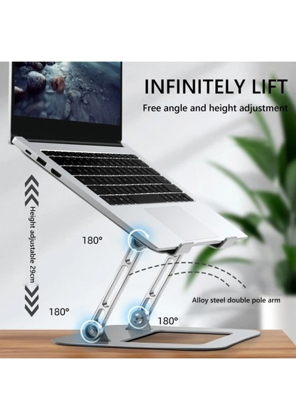 Metal Laptop Notebook Standı Açı ve Yükseklik Ayarlı Alüminyum Stant Macbook fiyatları