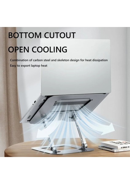 Metal Laptop Notebook Standı Açı ve Yükseklik Ayarlı Alüminyum Stant Macbook indirimleri