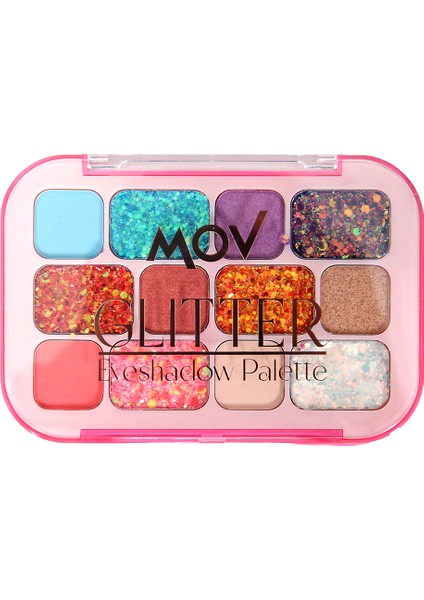 12'li Glitter Far Paleti No:02