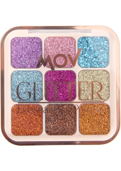 Glitter 9'Lu Glitter Far Paleti No:01