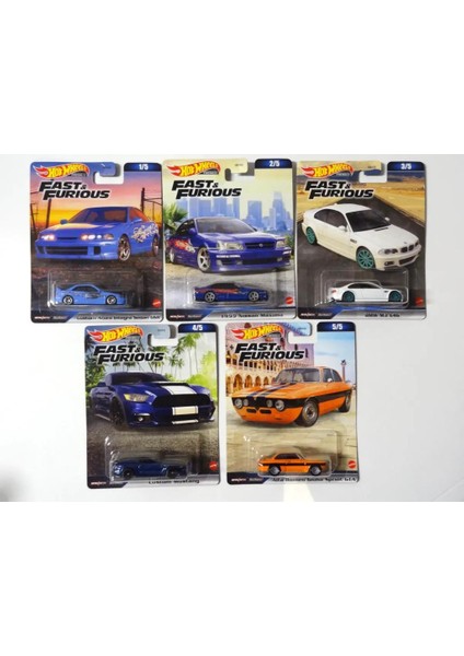 Hot Wheels Premium HNW46 Fast And Furious C Case Set (956C)