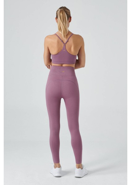 Pine Yüksek Bel & Toparlayıcı Tayt Pastel Lila