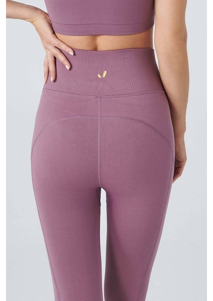 Pine Yüksek Bel & Toparlayıcı Tayt Pastel Lila