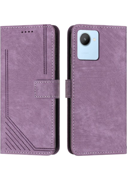 Oppo Realme C30 ile Uyumlu Tam Koruyucu Yumuşak Pu Deri Fermuarlı Kapaklı Cüzdan Kılıfı Kart Tutuculu ve Uzun Askılı (Yurt Dışından) fiyatları
