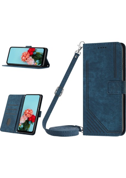 Samsung Galaxy S20 Plus ile Uyumlu Tam Koruyucu Yumuşak Pu Deri Fermuarlı Kapaklı Cüzdan Kılıfı Kart Tutuculu ve Uzun Askılı (Yurt Dışından)
