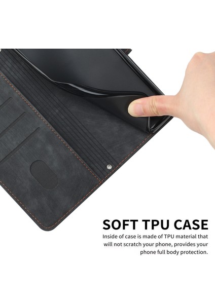 iPhone 11 Pro ile Uyumlu Tam Koruyucu Yumuşak Pu Deri Fermuarlı Kapaklı Cüzdan Kılıfı Kart Tutuculu ve Uzun Askılı (Yurt Dışından)
