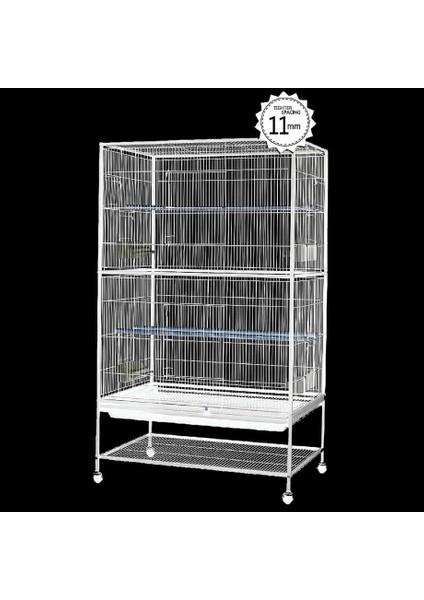 A33B Ayaklı Kafes Beyaz 79X52X130,5 Cm