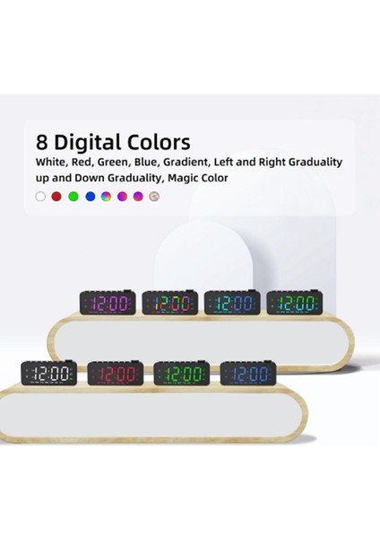 Rgb Dijital Çalar Saatli Radyo, Hafta Içi/hafta Sonu Modlu Çift Alarm (Yurt Dışından) fiyatları