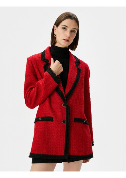 Blazer Tüvit Ceket Düğmeli Regular Fit modelleri