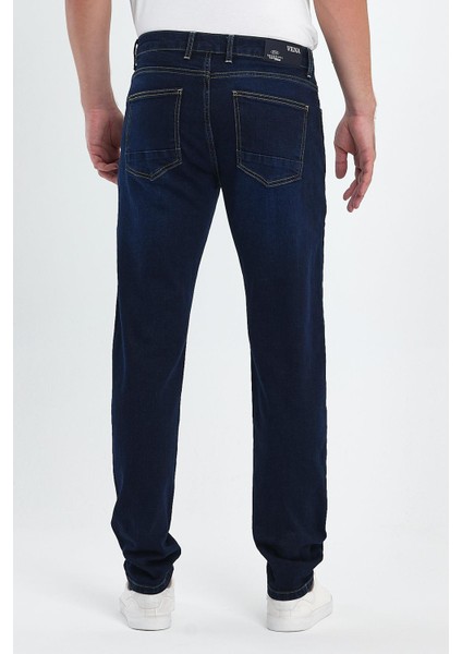 Erkek Smith Naturel Dark Blue Tapered Fit Jean Pantolon fırsatları