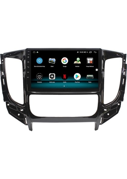 Mitsubishi L200 (2015-2019) Android 12 Carplay Navigasyon Multimedya - 8gb Ram 128GB HDD