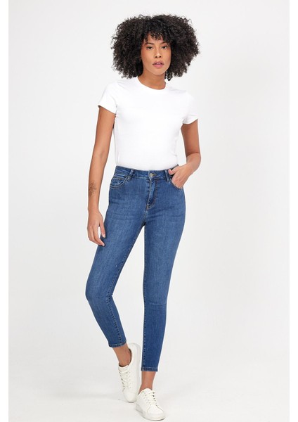 Kadın Gabriella Dirty Dark Blue Skinny Jean Pantolon fiyatları