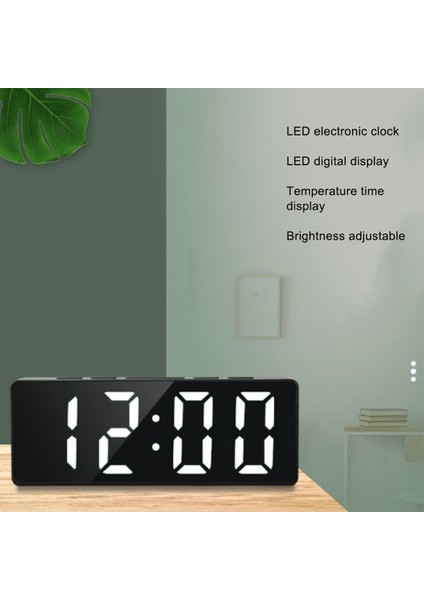 Dijital Çalar Saat Erteleme Elektronik LED Saat Beyaz (Yurt Dışından) modelleri