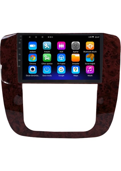 Chevrolet Tahoe (2006-2014) Android 12 Carplay Navigasyon Multimedya - 4gb Ram 64GB HDD