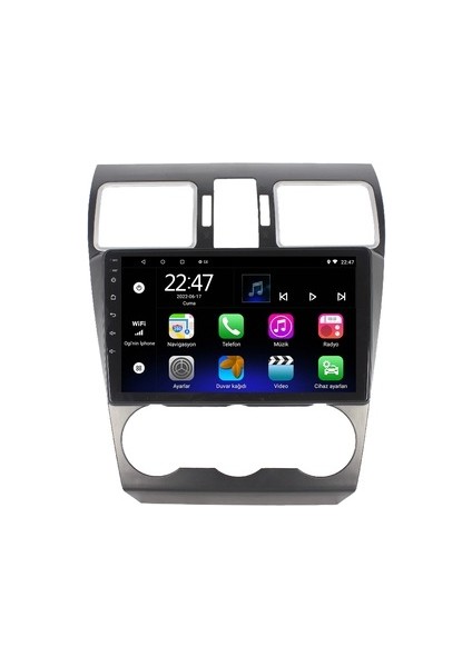 Subaru Forester (2012-2018) Android 12 Carplay Navigasyon Multimedya - 2gb Ram 32GB HDD