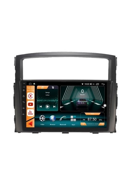 Mitsubishi Pajero Android 12 Carplay Navigasyon Multimedya - 2gb Ram 32GB HDD
