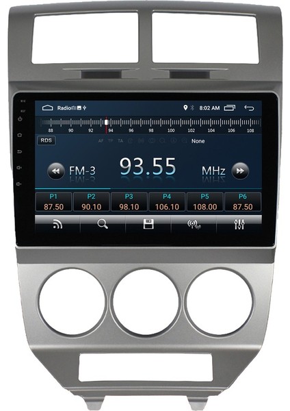 Jeep Compass (2007-2009) Android 12 Carplay Navigasyon Multimedya - 2gb Ram 16GB HDD