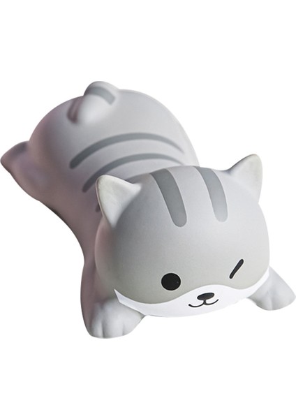 Fare Bilgisayar Dizüstü Bilgisayarı Için Sevimli Bilek Desteği Desteği, Grey-Cat (Yurt Dışından)