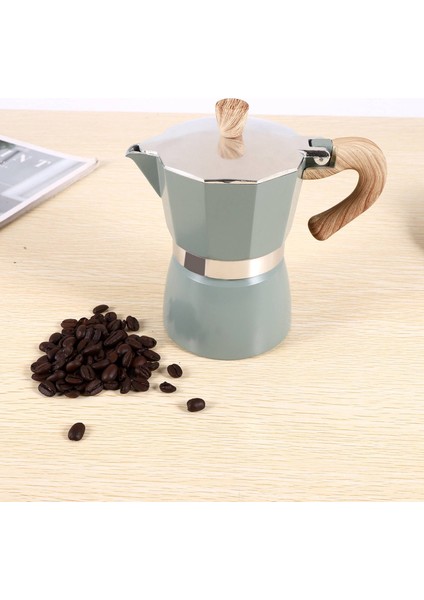 Kahve Makinesi Alüminyum Mocha Espresso Percolator Pot Kahve -150ML (Yurt Dışından)