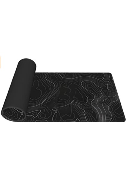 Topografik Kontur Genişletilmiş Büyük Mouse Pad Bilgisayar Fare Matı (Yurt Dışından)