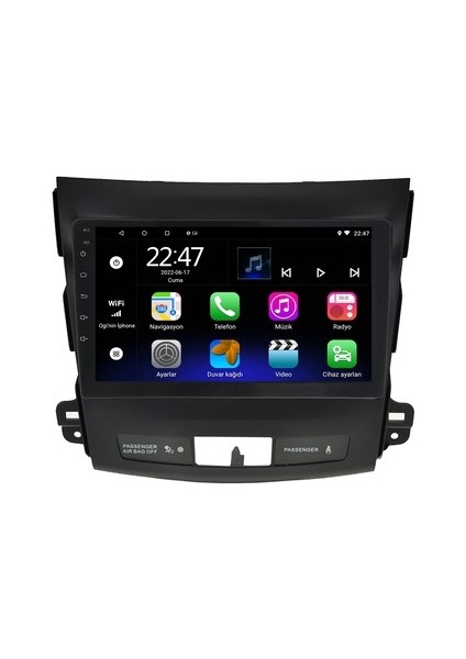 Mitsubishi Outlander (2006-2012) Android 12 Carplay Navigasyon Multimedya - 2gb Ram 32GB HDD