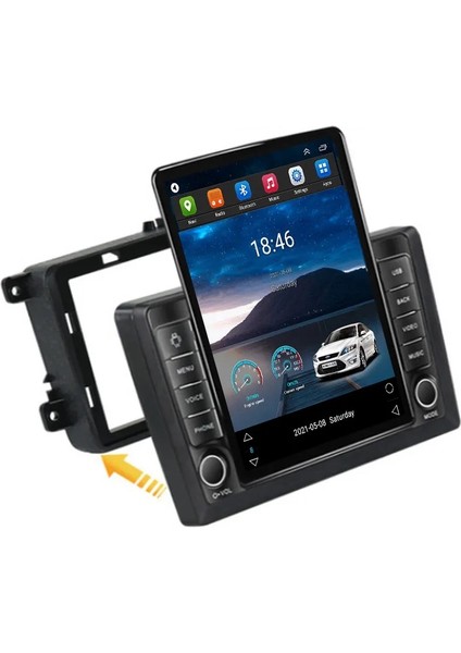 Volkswagen Passat B6 B7 (2007-2012) Android 12 Carplay Navigasyon Tesla Ekran Multimedya - 4gb Ram 64GB HDD