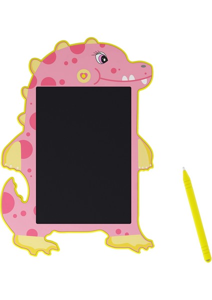 Pembe Dinozor Oyuncak LCD Yazma Tablet Pedi Çocuk Çizim Tableti (Yurt Dışından)