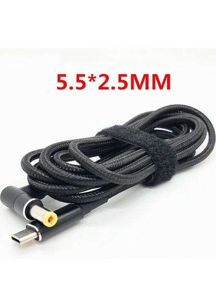 Lenovo Için USB Tip C Pd Kablo Dc Güç Jakı Dönüştürücü 5.5x2.5mm (Yurt Dışından)