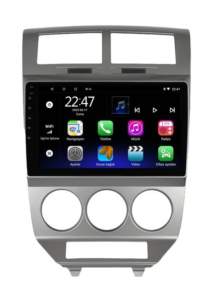 Dodge Caliber Android 12 Carplay Navigasyon Multimedya - 4gb Ram 64GB HDD