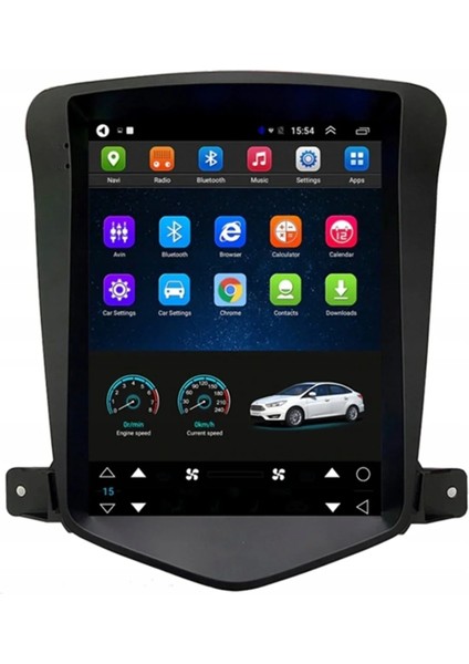 Chevrolet Cruze Android 12 Carplay Navigasyon Tesla Ekran Multimedya - 4gb Ram 64GB HDD