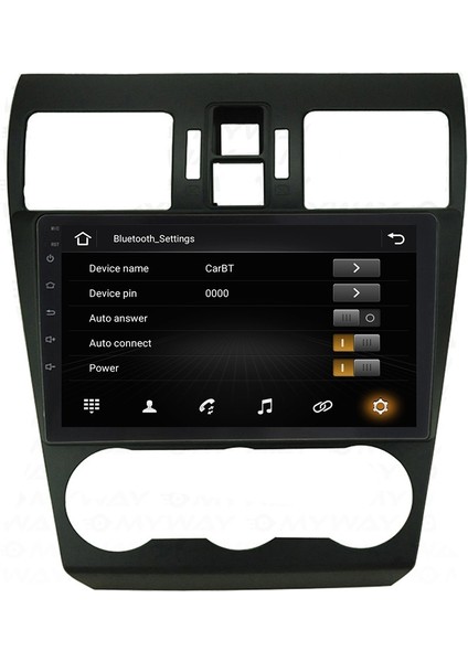 Subaru Forester (2012-2017) Android 12 Carplay Navigasyon Multimedya - 8gb Ram 128GB HDD modelleri