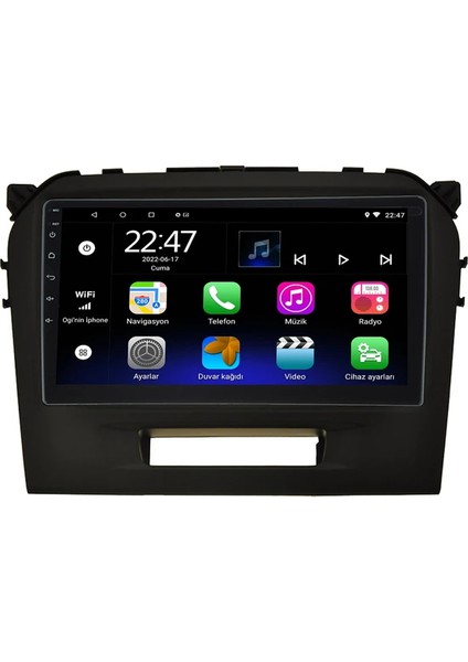 Suzuki Grand Vitara (2006-2012) Android 12 Carplay Navigasyon Multimedya - 2gb Ram 32GB HDD