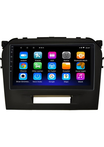 Suzuki Grand Vitara (2006-2012) Android 12 Carplay Navigasyon Multimedya - 2gb Ram 32GB HDD fiyatları