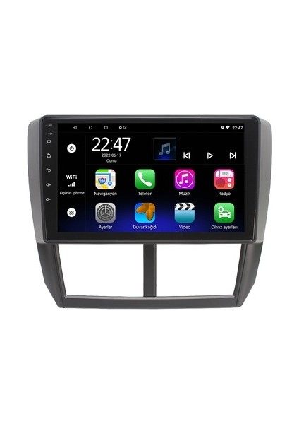 Subaru Impreza (2008-2011) Android 12 Carplay Navigasyon Multimedya - 2gb Ram 32GB HDD modelleri