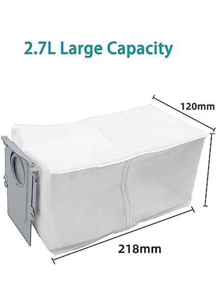 Roborock Q Revo Için 10 Adet Yedek Tek Kullanımlık Toz Torbası (Yurt Dışından)