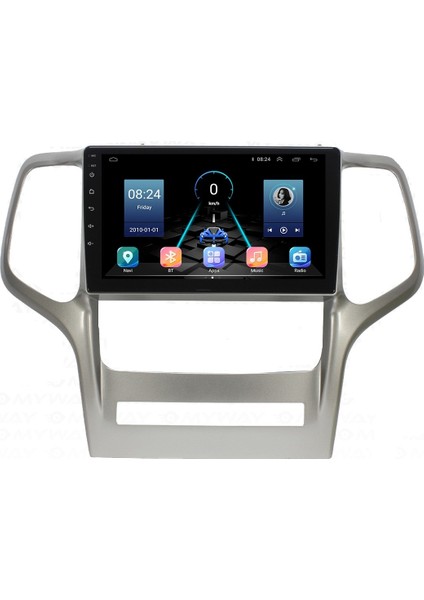 Jeep Grand Cherokee (2005-2010) Android 12 Carplay Navigasyon Multimedya - 8gb Ram 128GB HDD