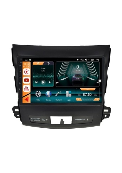 Mitsubishi Outlander (2006-2012) Android 12 Carplay Navigasyon Multimedya - 2gb Ram 32GB HDD