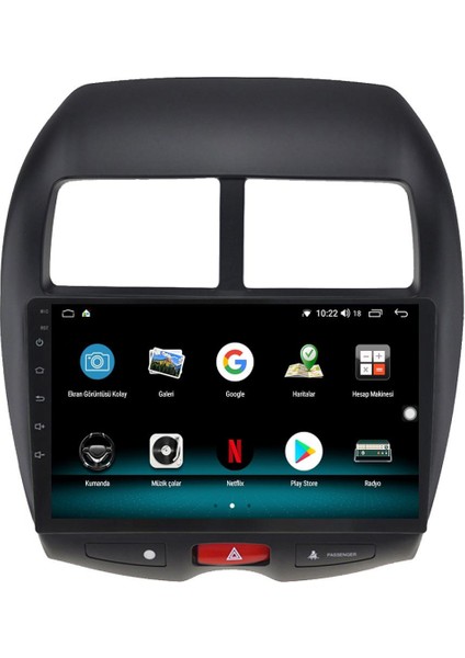Mitsubishi Asx (2010-2020) Android 12 Carplay Navigasyon Multimedya - 8gb Ram 128GB HDD