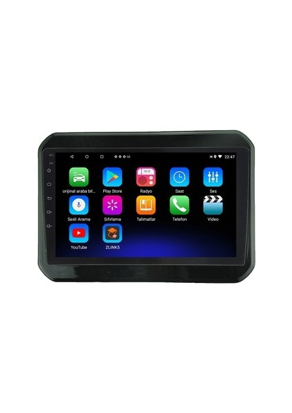 Suzuki Ignis (2014-2020) Android 12 Carplay Navigasyon Multimedya - 2gb Ram 32GB HDD modelleri