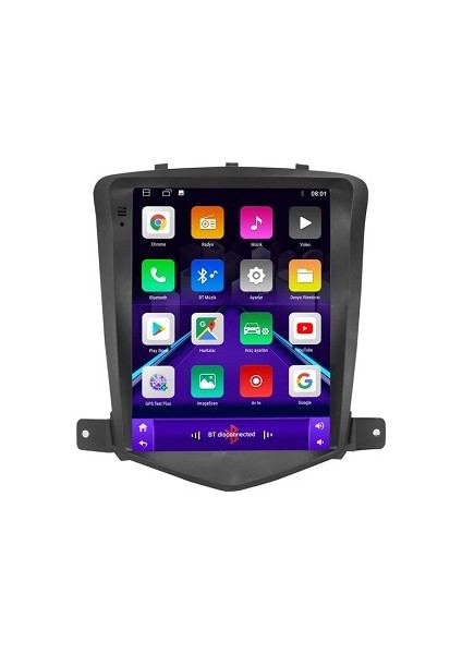 Chevrolet Cruze Android 12 Carplay Navigasyon Tesla Ekran Multimedya - 2gb Ram 32GB HDD