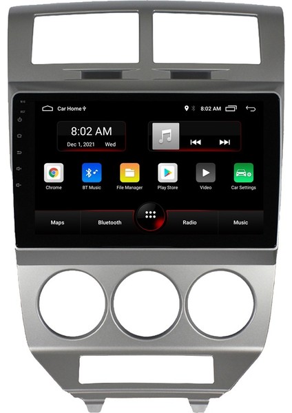 Dodge Caliber Android 12 Carplay Navigasyon Multimedya - 4gb Ram 32GB HDD